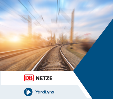 Bahnschiene mit Sonne im Hintergrund